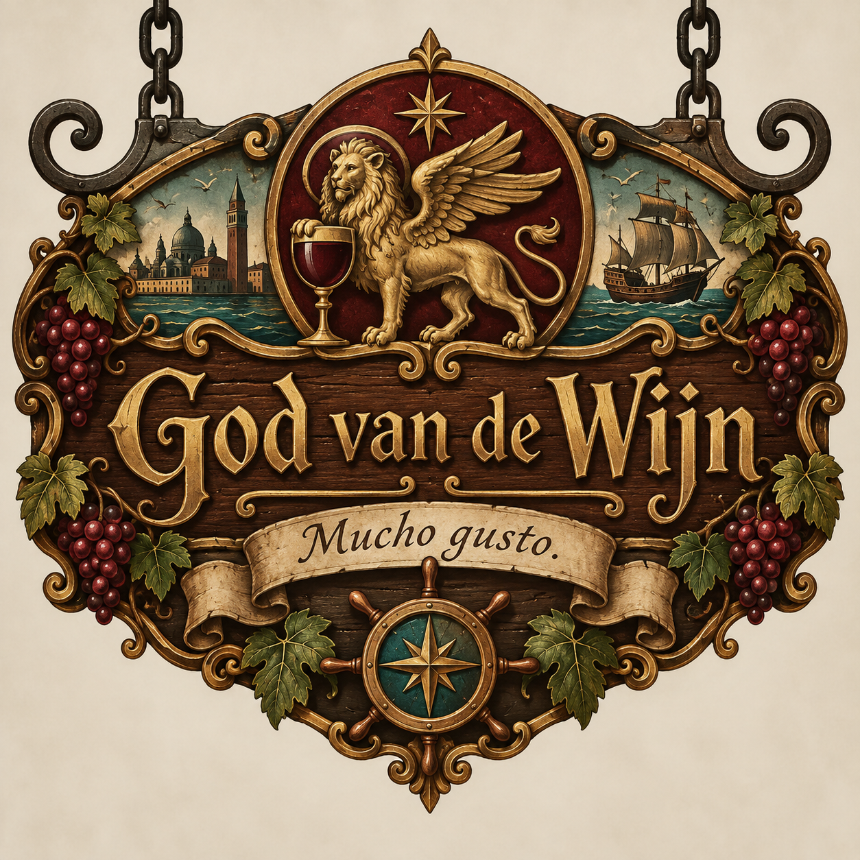 God van de wijn logo