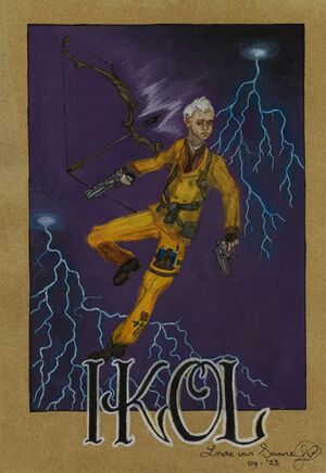 Een afbeelding van Ikol in de Walvavis arc.