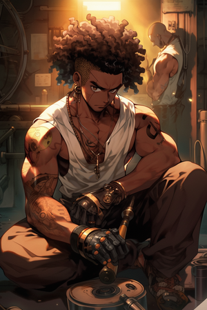 Benshi in zijn workshop